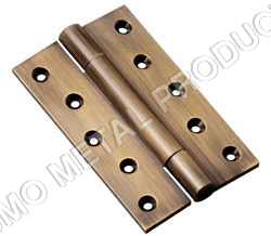 Brass Spring Hinges - 100x50mm, Antique Brass Finish | Durable, Corrosion Resistant, Smooth Operation, Easy Installation