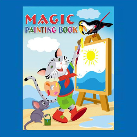 Kids Magic Painting Book - Paper, 8x10 Inches, Blue | Creative Fun, Educational Tool, Reusable Pages
