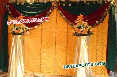 Golden Wedding Backdrop