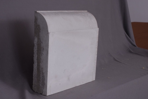 Kerb Stone - Concrete 300x100x400 mm Grey Durable Weather-Resistant Strong