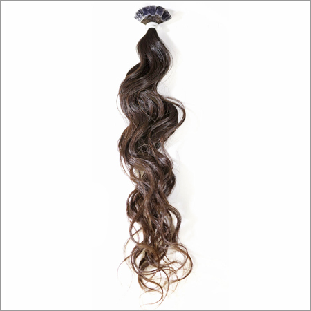 Single Drawn Semi Curly Hair