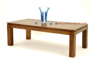 Wooden Coffee Table - Sheesham Wood, 48x24x18 Inches | Sturdy Design, Polished Finish, Spacious Top, Easy Assembly