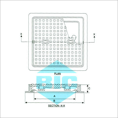 Cast Iron Square Manholes Covers