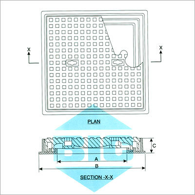 Manhole Cover Square