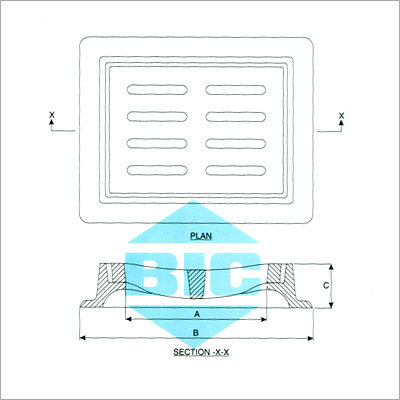 Cast Iron Grate Frame
