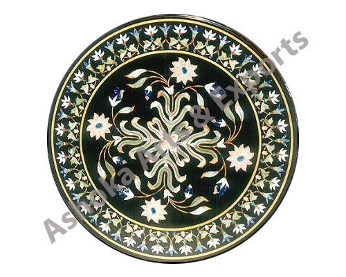 Round Inlay Table Top