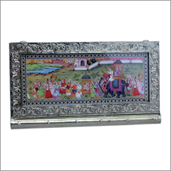 White Metal Meena key hanger