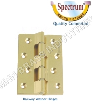 Brass Railway Washer Hinges