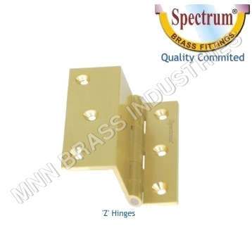 Brass Z Hinges
