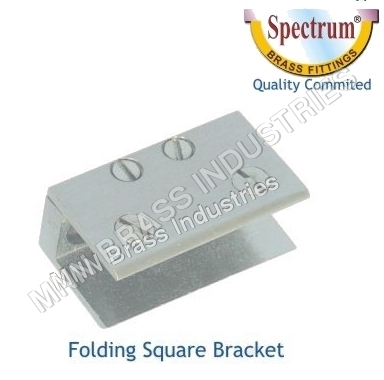 Brass Folding Square Brackets