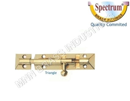 Brass Triangle Tower Bolts