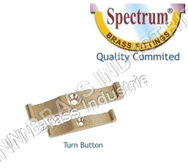 Brass Turn button