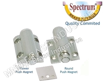 Brass Push magnet