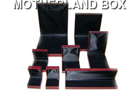 Jewellery Box - Cardboard Velvet, Various Sizes, Black | Elegant Design, Secure Storage, Protective Case