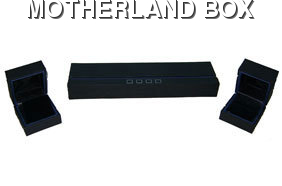 Jewellery Box - Cardboard, Varied Dimensions, Black | Velvet Interior, Elegant Storage, Secure Lid Closure, Gift Ready