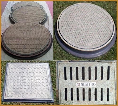 CRYSTAL FRP Manhole Cover - Durable Fiberglass-Reinforced Polymer | Lightweight, Weather-Resistant, Heavy Load Capacity