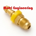Brass Hose Barb To 45 sae 45 FL