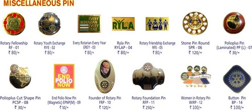 Rotary International Miscellaneous Pins