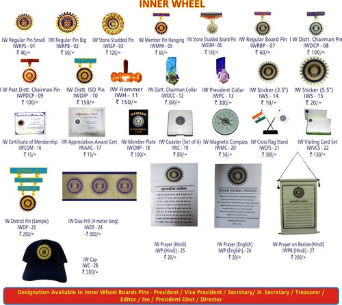 Inner Wheel Items
