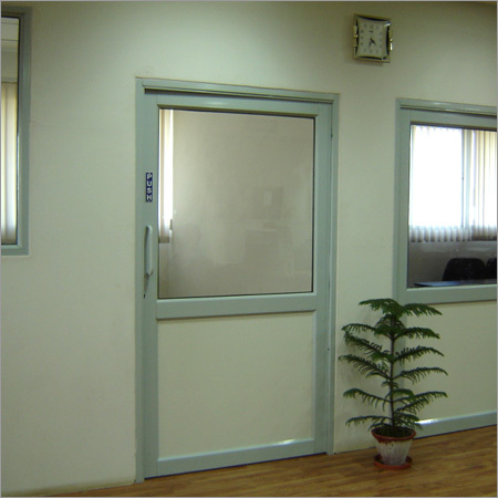 Office Partition - Aluminum, Customizable Size, Frosted Glass, 10mm Thickness | Privacy, Soundproof, Durable, Easy Install, Modern Design