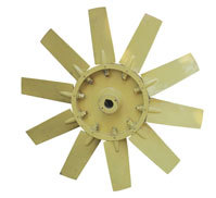 Aluminum Casted Adjustable Impeller - Cast Aluminum, 12 Blades, Variable Diameter | Manually Adjustable Pitch, Static & Dynamic Balance, Durable Design