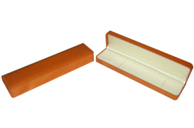 Jewellery Box - Velvet And Cardboard, 10x3x2 cm, Brown | Multiple Compartments, Velvet Lining, Compact Design, Lid Closure