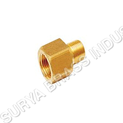 Brass Adapter - 1/4-1" NPT, 150 PSI, Gold | Durable Material, Secure Connection, Easy Installation