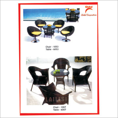 Cane Chair And Table