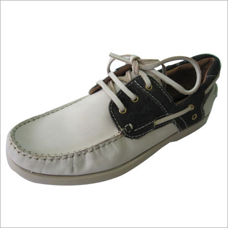 White Leather Footwear