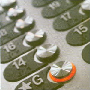 Lift Buttons Panel - Metal, Variable Size, Silver Finish | LED Lighting, Easy Operation, Compact Design