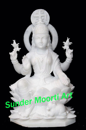 Eco-Friendly Marble Lakshmi Statue