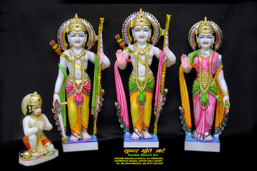 Marble  Ram Darbar Statue