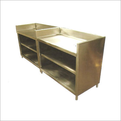 Rack - Stainless Steel 2 Shelves Adjustable Legs | Durable Corrosion Resistant Space Saving Easy Installation