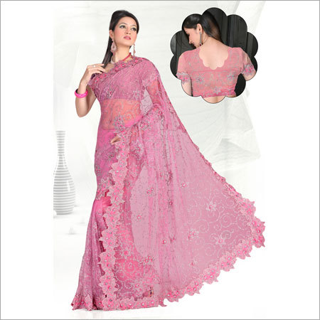 Embroidered Fancy Saree