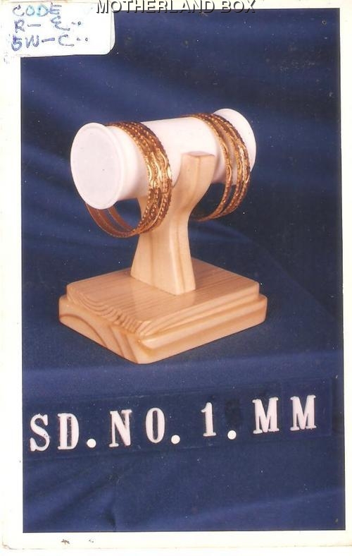 Bangal Stand - Wood & Plastic, 5x3x2 in, Beige | Elegant Display, Secure Hold, Compact Design
