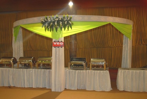Decorated Wedding Stalls