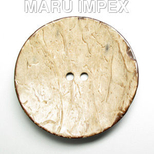 Coconut Shell White Buttons