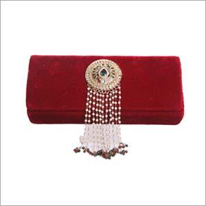 Rectangular Velvet Clutch