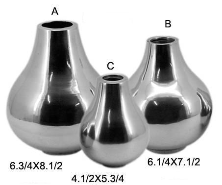 Metal Vases & Decoratives