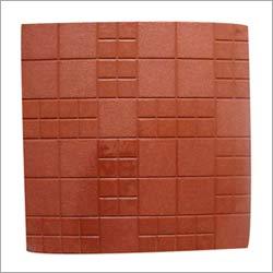Solid Blocks - Concrete 12x12 Inches, Weather Resistant Red Square Paving Solutions, Durable and Easy Installation
