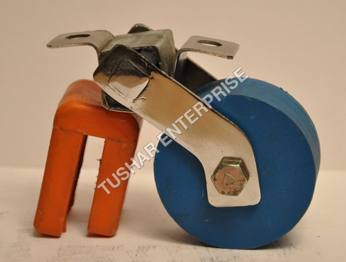 Rubber Pressing Wheel with SS Stand