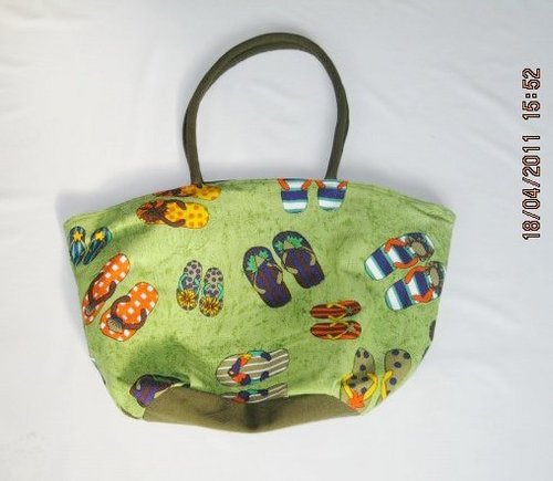 Printed Beach Bag