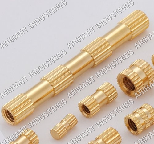 Brass Straight Knurling Insert