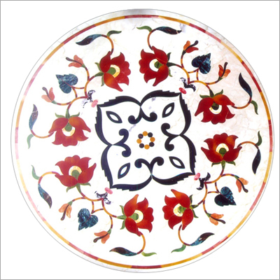 Round Decorative Marble Inlays