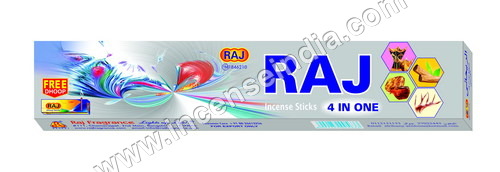 Raj 4 in one incense sticks