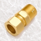 Brass compression-male-connector