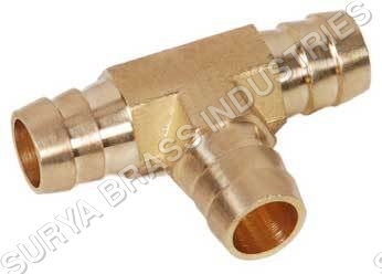 Brass Tee-Joint - Brass, 1/2" to 2", Polished Finish, 150 PSI, 200°C | Three-Way Connection, Durable, Easy Installation, Reliable Fluid Flow