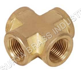 Brass Female Cross