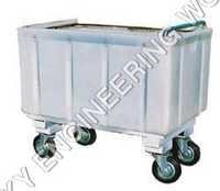 Laundry Trolley - Color: Silver