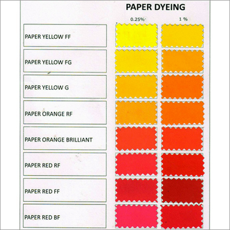 Paper Dyeing